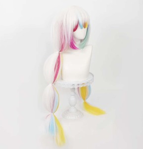 Parrucca Sintetica Lunga Colorata Resistente al Calore GAHC-068 per <span class=keywords><strong>Cosplay</strong></span> da Donna, Stile Magical Girl Witch Trials, Modello Jogasaki Noah - Product Image 5