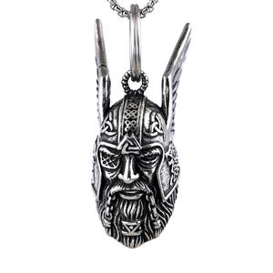 Colgante de Dios Vikingo Odín, Regalo para Motociclistas, Collar de Fantasma para Hombre, Regalo Retro, Campana de Motocicleta, Campana Bravo, Gremlin Guardián, Campana para Motociclistas - Product Image 3