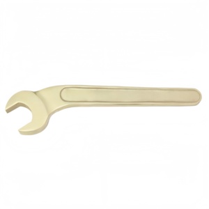 Llave de extremo abierto única de bronce de aluminio antichispas duradera de alto rendimiento para uso en lugares inflamables y explosivos - Product Image 3