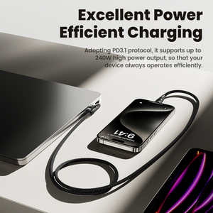 Toocki Loại C 240W nhanh sạc cáp với e-mark chip USB C Cáp PD sạc cáp cho điện thoại di động - Product Image 3