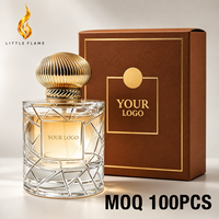 Parfum ambré longue durée LF Private Label pour hommes et femmes, flacon à motif géométrique, parfum intense, OEM ODM, logo personnalisé