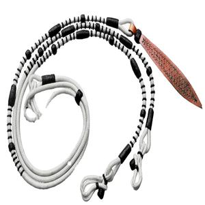 ROYAL INTERNATIONAL - Riendas de Cuero Natural Trenzadas a Mano, Color Natural, para Montar a Caballo, Color Castaño, Cuero Original - Product Image 1