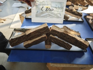 Résine céramique <span class=keywords><strong>Imitation</strong></span> réaliste de bûches de bois Cheminées électriques scintillantes simulées - Product Image 5