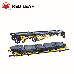 Thiết bị y tế khẩn cấp chuyển xe cứu thương cáng cho <span class=keywords><strong>CPR</strong></span> với bánh xe có thể khóa phổ quát - Product Image 3