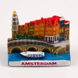 Aimant de réfrigérateur personnalisé Pays <span class=keywords><strong>Amsterdam</strong></span> Pays Cadeau touristique 3D Monde Voyage Souvenir Europe Aimants magnétiques pour réfrigérateur Résine - Product Image 4