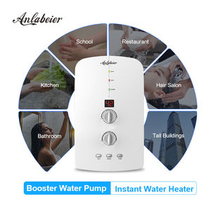 5500W <b>Electric</b> Shower with Pump Instant <b>Water</b> <b>Heater</b> for Compact Bathroom - Product Image 6