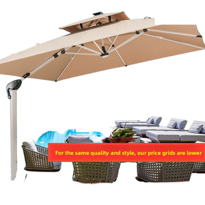 야외 공간 커버리를위한 안뜰 별장 마당 정원 마당에 대한 현대적인 디자인 야외 파라솔 상업용 로마 태양 우산 - Product Image 1