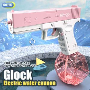 <span class=keywords><strong>Pistolet</strong></span> à <span class=keywords><strong>eau</strong></span> électrique entièrement automatique avec lumière LED, grande capacité, haute vitesse, jouet aquatique pour enfants, jeu de tir estival à la plage - Product Image 4