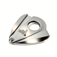 Cutter à cigares industriel de luxe en métal Larisa, grand format, avec étui en cuir et mini-boîte à cigares en métal avec ensemble de coupe-cigares - En promotion