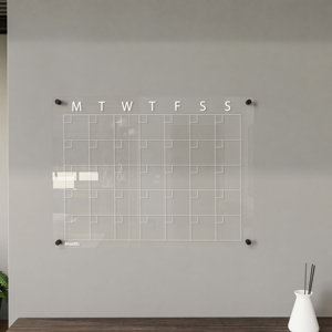 Pizarra Magnética Acrílica Transparente para Refrigerador, con Función de Marco para Fotos y Planificador Magnético - Product Image 6