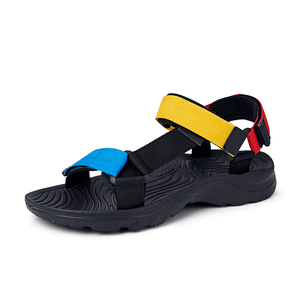 Vendita Diretta dalla Fabbrica, Nuovo Modello di <span class=keywords><strong>Sandali</strong></span> da Spiaggia per Uomo con Cinturini in Tessuto - Product Image 1