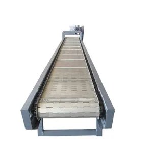 CY-MACH Pelat Rantai Listrik Slat Conveyor Tunnel Oven Chain Plate Conveyor