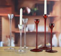 Lot de 3 tour fleurie vase en verre de mariage centres de table cristal vases en verre