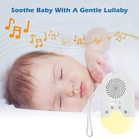 Trending New Electronics Gadgets Reproductor de altavoces portátil Máquina de ayuda para dormir recargable para dormitorio Bebé Chupete de ruido blanco