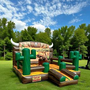 Touro Mecânico Inflável para Adultos, Máquina de Rodeio para Festas e Jogos, Controles de Touro Mecânico à Venda - Product Image 3