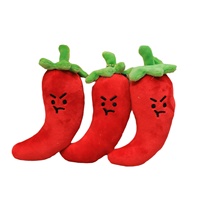 Porte-clés en peluche créatif en gros, en coton PP, maille, mignon, maïs, pousses de bambou, oignons verts, carotte, jouet en peluche, pendentif