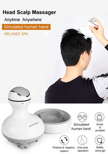 Masajeador eléctrico de relajación de cuero cabelludo de doble cabeza, herramienta vibratoria de mano para el cuello del cuerpo con Control remoto inalámbrico para aplicación en la cabeza - Product Image 6