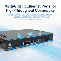 Routeur d'entreprise 5G MTK7988AV Quad Core Sdx75, Wi-Fi 7 bi-bande, WAN 2.5G, interface carte SIM, 19000 Mbps