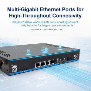 MTK7988AV Quad Core Sdx75 5G Enterprise Router Dual-Tri-Band WiFi7 2.5G WAN 3 LAN Sim-Kartens chnitt stelle Z8806BE-DS-T 19000 Mbit/s - Product Image 5