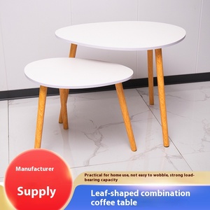 Hiện đại kem gỗ gió Bàn cà phê cho căn hộ nhỏ đơn giản thấp phòng khách thiết kế phòng ngủ cho không gian của mẹ-Bán buôn - Product Image 2