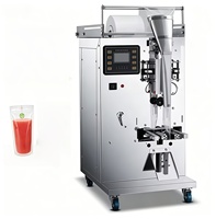 Machine de remplissage et de scellage entièrement automatique pour liquides, doseuse quantitative pour eau, sauce soja, vinaigre