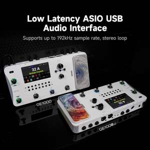 Pédale multi-effets stéréo pour guitare et basse MOOER GE1000 Li White, 300 effets, port <span class=keywords><strong>MIDI</strong></span>, Groove Station, contrôleur de préréglages sans fil - Product Image 6