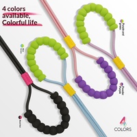 Laisse pour animaux de compagnie en gros, couleur unie, corde de promenade pour chien, laisse multi-têtes détachable, fournitures pour animaux de compagnie