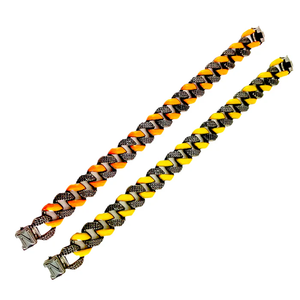Pulsera Cubana Alternativa de Lujo, Reversible, Hecha a Mano, Diseño de Eslabones Cubanos, Dos Tonos, Acabado Pulido, Joyería de Muñeca Moderna - Product Image 2