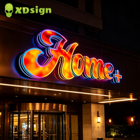 Lettres lumineuses LED IPX7 personnalisées, couleur magique, signalétique extérieure 3D illuminée pour voitures et hôpitaux, publicité directionnelle, logo