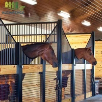 Panneaux d'écuries robustes pour l'extérieur et l'intérieur Conception modulaire pour la ferme de ranch et les installations équestres Stable