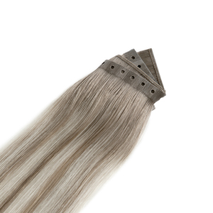 Extensions de cheveux Leshine à double couche en PU, invisibles, type papillon, avec perles, invisibles, avec trous, cuticules vierges - Product Image 1