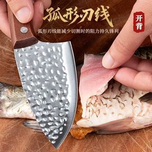 Cuchillo de cocina pequeño forjado a mano, portátil, afilado, bueno para matar pescado, cortar carne, picar verduras, y - Product Image 2