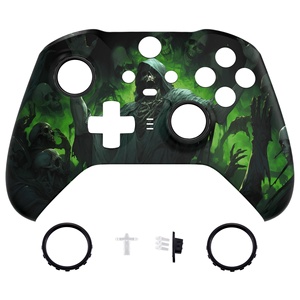 เคสหน้าและวงแหวนตกแต่ง EXtremeRate Dark Carnival สำหรับคอนโทรลเลอร์ Xbox One Elite Series 2 - Product Image 3