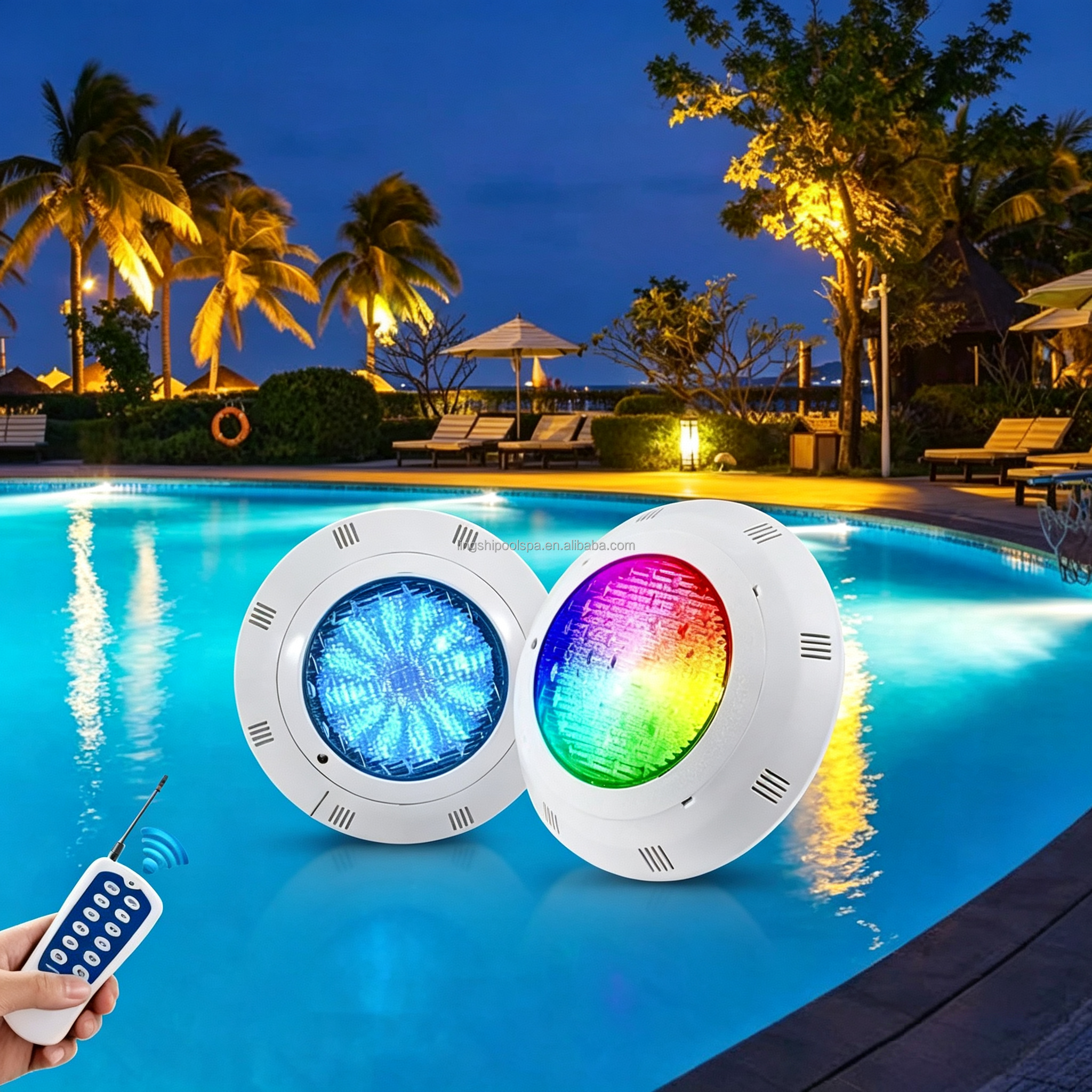 6W-35W Waterproof LED Underwater Pool Light RGB Color Changing Swimming Pool Lamp