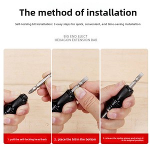 Adaptateur de tournevis électrique pour embouts de clé pneumatique, embouts de perceuse, douilles - Accessoires télescopiques multifonctionnels - Product Image 5