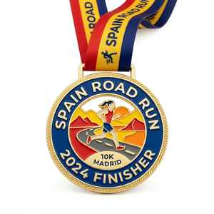 Medalla de Corredor de la <span class=keywords><strong>Costa</strong></span> Brava, Tossa de <span class=keywords><strong>Mar</strong></span>, Maratón, Medalla de Alta Calidad Personalizada, Medallas de Finalista del Maratón de la <span class=keywords><strong>Costa</strong></span> de España - Product Image 1