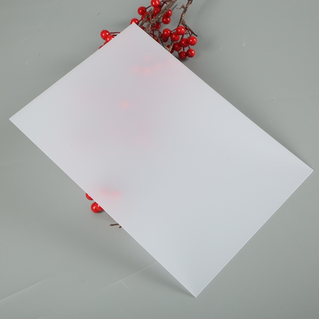 Milky White Polycarbonate Sheet Soft Light LED Diffuser Custom Wholesale Panel