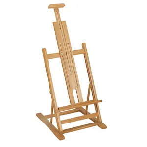 Kiefer und Strand Staffelei Holz skizze Staffelei Holz Staffelei Werbung Display Rack vertikale Poster Rack Zeichen Rack