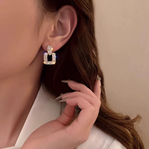 Geometric <strong>Stud</strong> <strong>Earrings</strong> Elegant Small Batch Design Charming <strong>Earring</strong> Jewelry Wholesale N2403122 - Product Image 1
