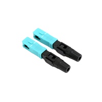Conector Rápido de Fibra Óptica SC APC UPC de Alta Precisión y Tiempo de Entrega Rápido, Longitud 55mm 60mm para Uso en FTTH y Cable de Bajada