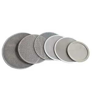 coffee filter disc Reusable Food Grade Hot Sale Coffee Filter Plate Puck Screen 100 150 Micron Round 5 Layers Sintered Mesh Disc