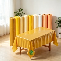 Nappe jetable personnalisée en PE, couleur unie, imperméable et anti-plis, pour fêtes et anniversaires à domicile