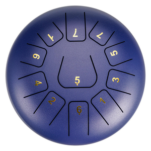 Tambor de Lengüeta de Acero de 8 Pulgadas y 11 Tonos al por Mayor - Tambor de Mano Directo de Fábrica, Uso Profesional para Meditación y Sanación con Sonido de Yoga - Product Image 4