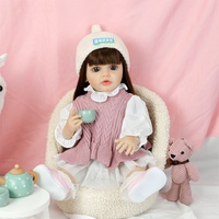 Lifereborn Vente en gros de poupées reborn peintes à la main de 22 pouces, poupées reborn réalistes en vinyle pour enfants, pour cadeaux