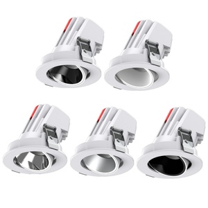 Foco LED Empotrable Redondo de Aluminio para Techo, Ajustable, 9W 20W 30W COB, Gran Venta - Product Image 4