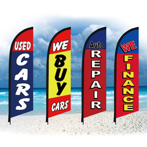 Özel Kurumsal Tarz Oto Tamirhaneleri Reklam Bayrağı Alüminyum Bayrak Direği Dijital Baskılı Polyester Araç Servis Kulübü Promosyon Bayrağı - Product Image 3