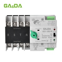 Interrupteur de transfert automatique à double alimentation GADA 2P 3P 4P 100A ATS