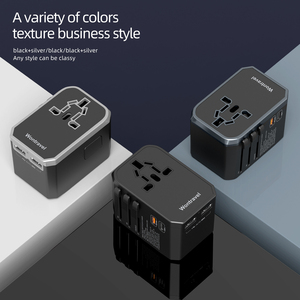 Bộ Chuyển Đổi Điện Du Lịch Đa Năng Loại C + 3 Sạc Nhanh USB 45W PD Bộ Chuyển Đổi Sạc USB Cắm Tường Quốc Tế - Product Image 6