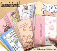 Cuaderno de Papel con Tapa Dura A5, Diseño de Dibujos Animados, Encuadernación Cosida, Cuaderno Económico, Creativo, Kawaii, con Páginas Rayadas para Estudiantes de Primaria