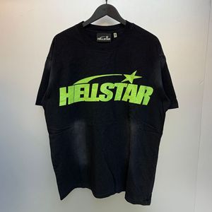 Camiseta de Verano para Hombre, Estilo Casual, 100% Algodón, Diseño Vintage con Estampado de Personajes de Hell Star, Manga Corta - Product Image 3